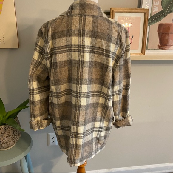 Vintage Wool Plaid Blazer - Picture 2 of 3